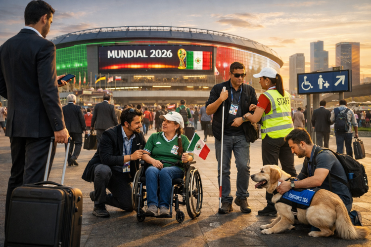 Mundial 2026 México accesibilidad