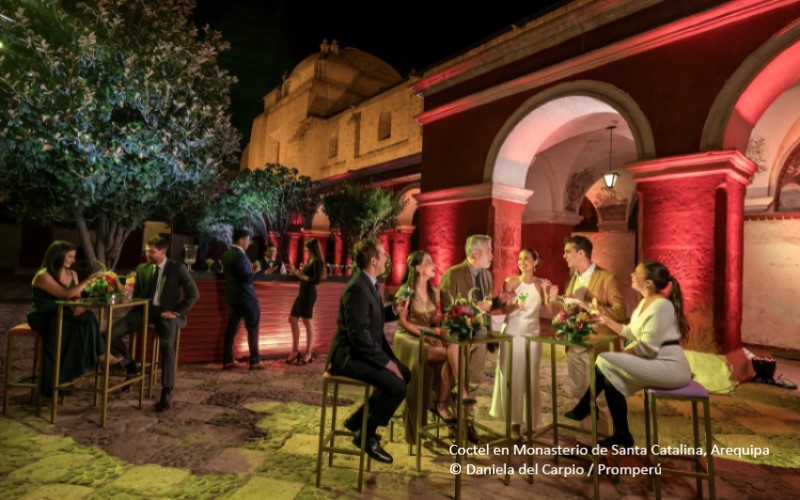 Coctel en Monasterio de Santa Catalina, Arequipa © Daniela del Carpio / Promperú