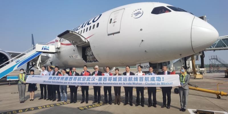 AEROMÉXICO CARGO INAUGURA RUTA ENTRE WUHAN Y MÉXICO