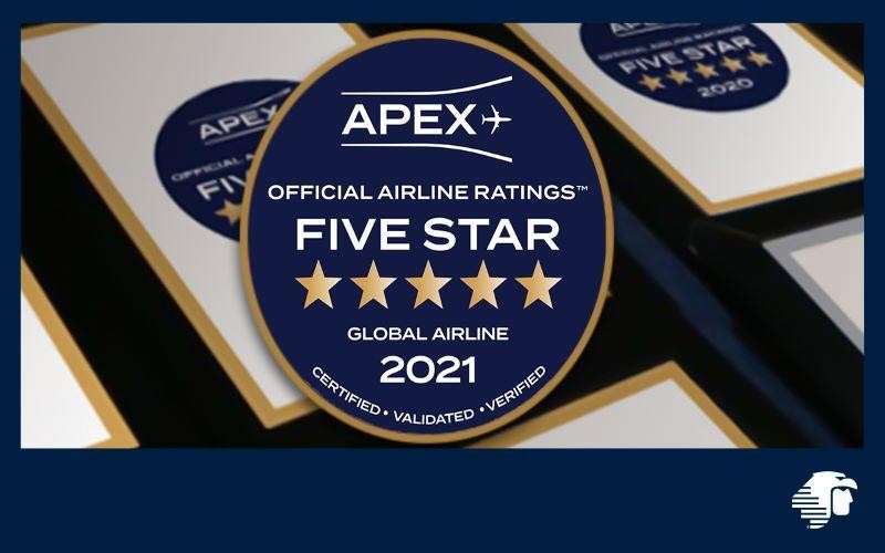 Reconoce APEX a Aeroméxico con cinco estrellas 