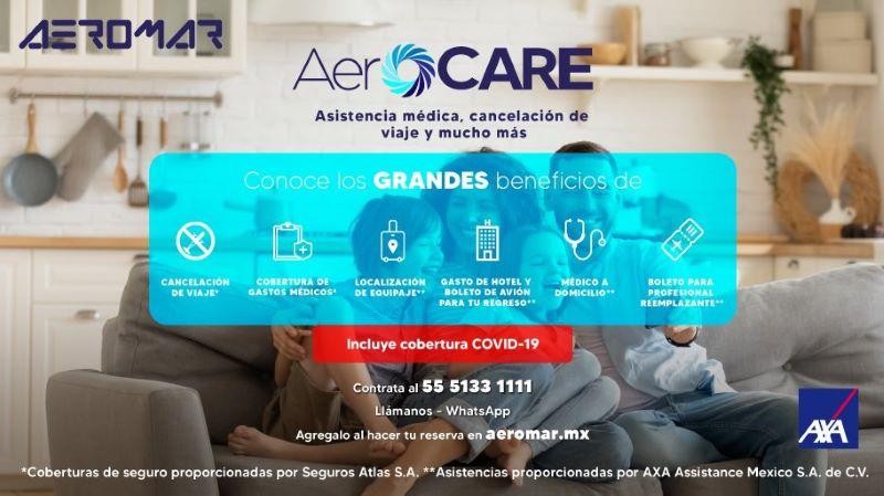 Aeromar cuida de ti y de los tuyos con AeroCare