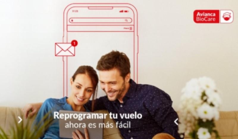 Avianca lanza servicio de autogestión para reprogramar vuelos